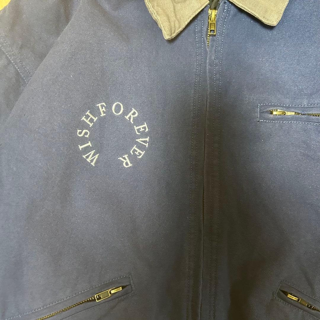 値下げ交渉大歓迎‼️WISH FOREVER ネイビー ジャケット L - メルカリ