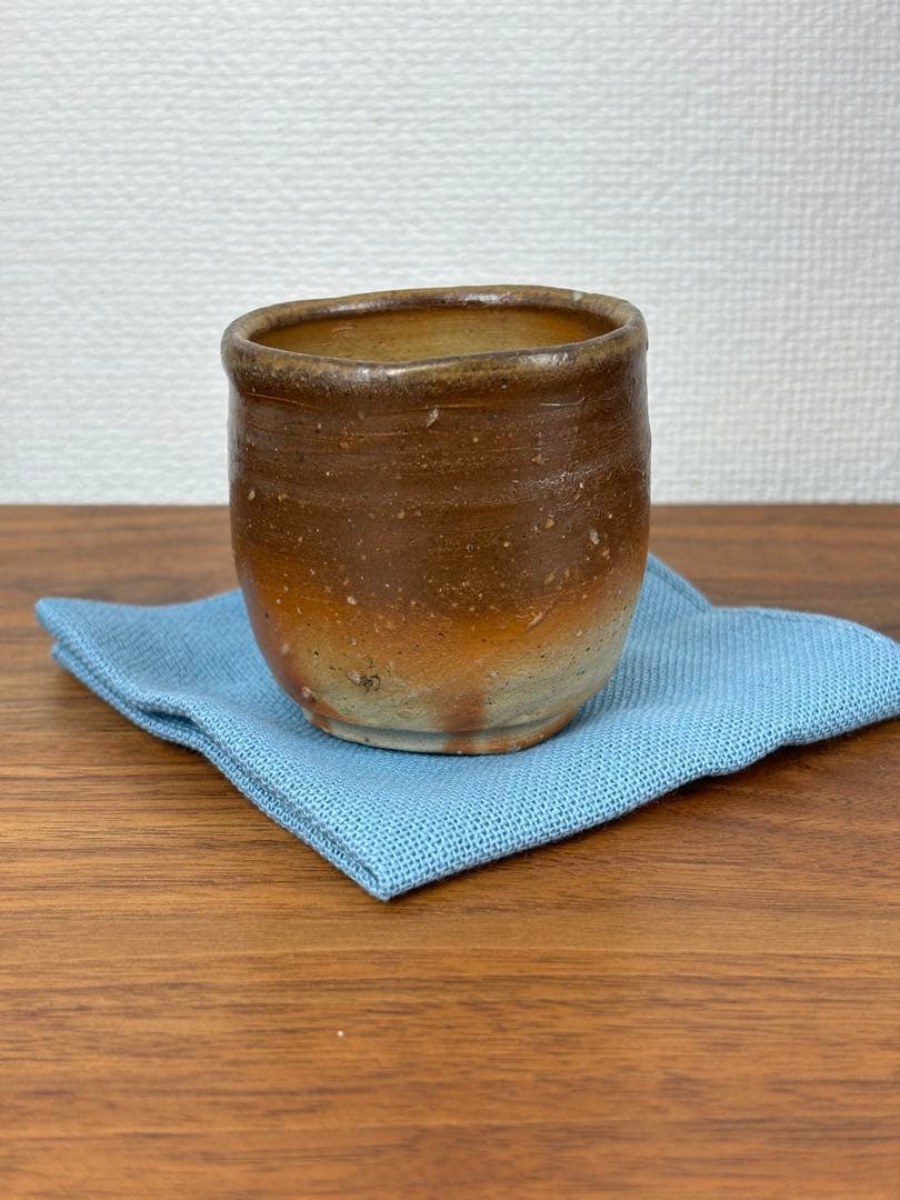 金重愫 かねしげまこと 備前酒呑 最良土ニテ 共箱 共布 栞付き - メルカリ