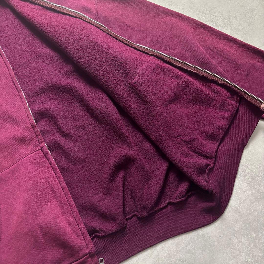 80s~90s USA製 鬼フェード プレーン スウェット ジップパーカー - メルカリ