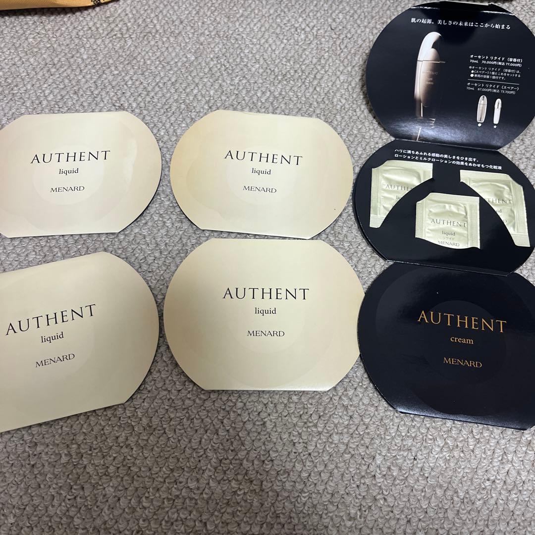 MENARD AUTHENT liquid & cream トライアルセット - メルカリ