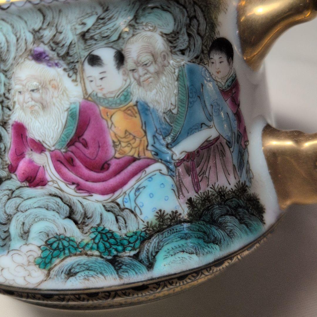 中国美術 乾隆年製 粉彩 急須 ティーポット 茶道具 | 激安通販のイー