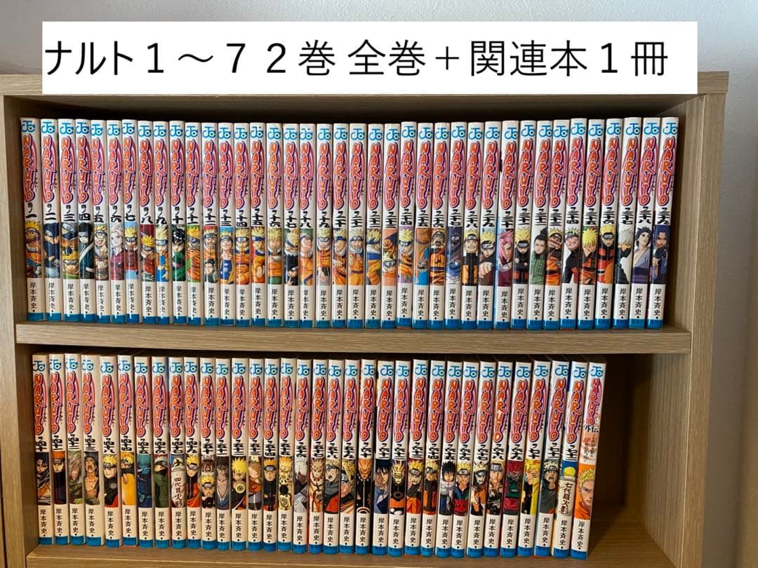 ★*様 NARUTO ナルト全巻＋関連本1冊 ナルト1-72巻 全巻セット 岸本 新品 / ナルトNARUTO(1-72巻 全巻) 全巻セット : 漫画全巻ドットコム