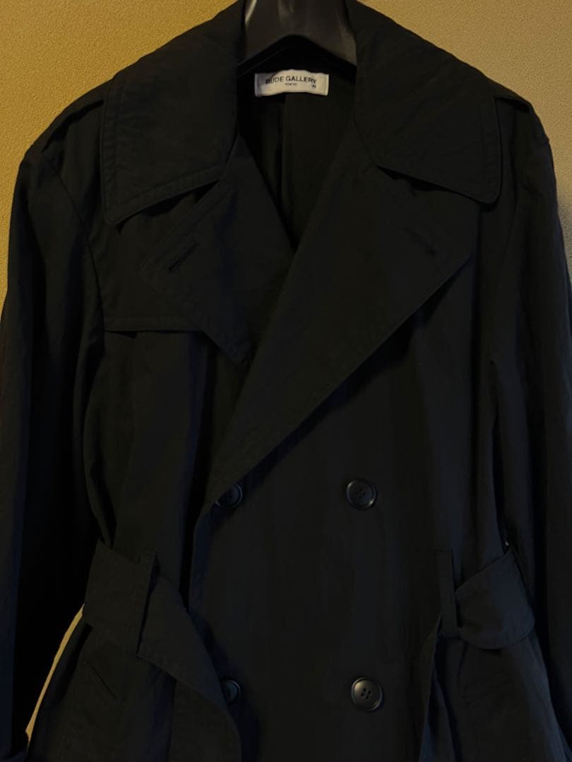 takashi様専用/RUDE GALLERYブラック トレンチコート - メルカリ