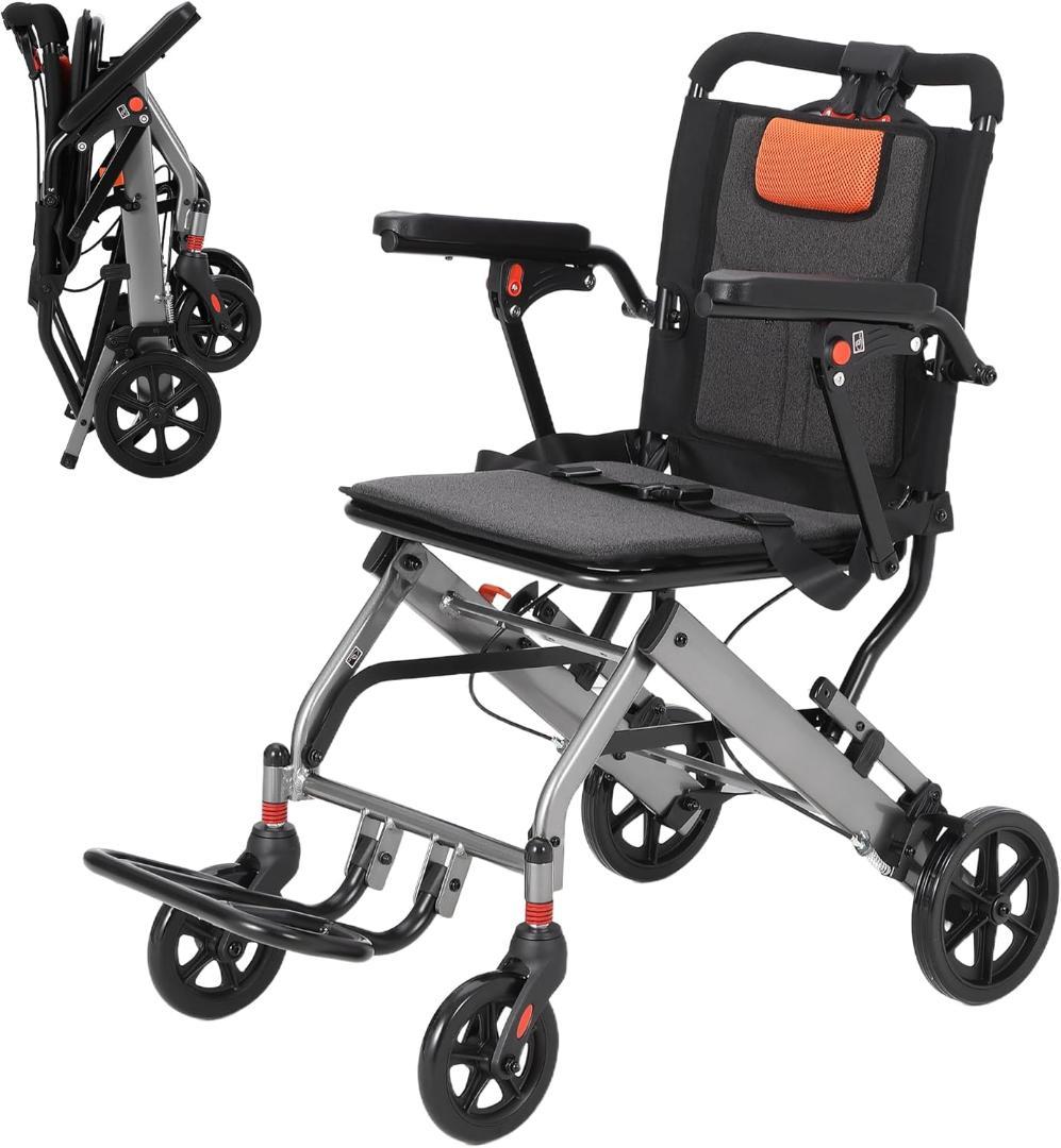 ガービー（Garvee）車椅子 介助型 介助用車いす 自立できる 軽量 コンパク Amazon | ガービー(Garvee)車椅子 介助型 介助用車いす 自立できる