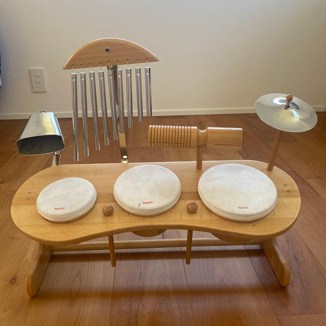 ☆美品【人気商品】Rythmpoco 木製楽器セット 幼児向け 知育玩具 Amazon | 木製ミュージカルキット、楽器玩具,楽器・音響機器子供の木の