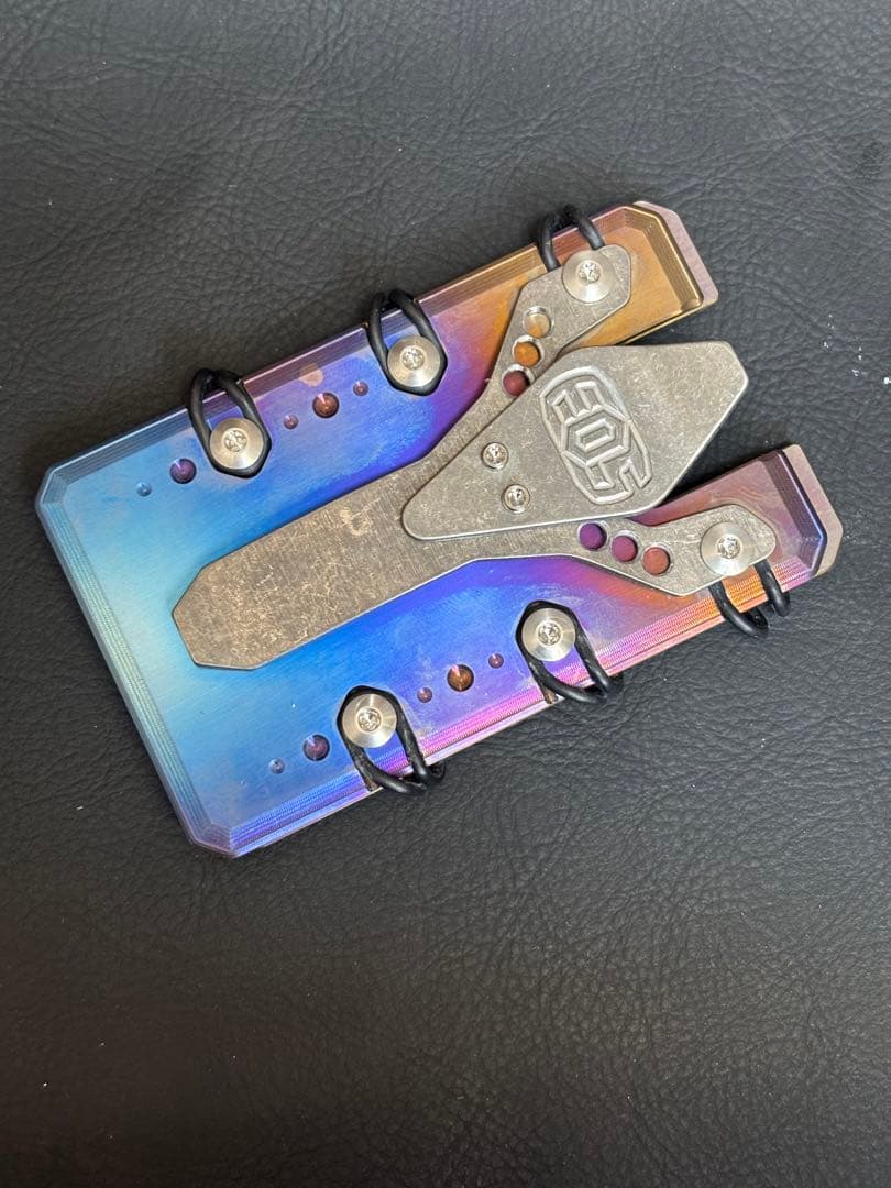 ミリタリーEOS チタンウォレット 2.0 アルマイト加工