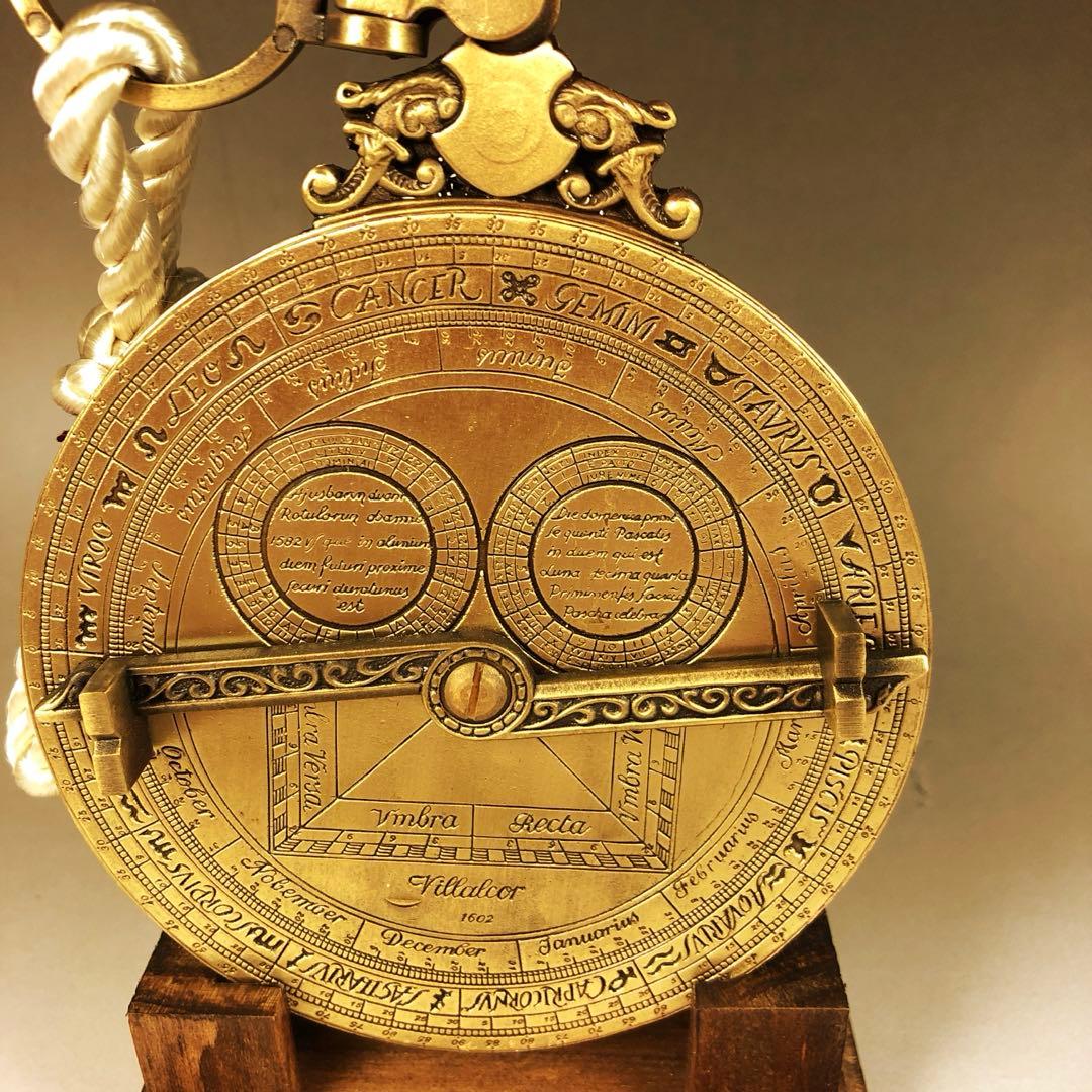 今だけセール先着1名様 アストロラーベ φ10cm 古代天文機器 スペイン製