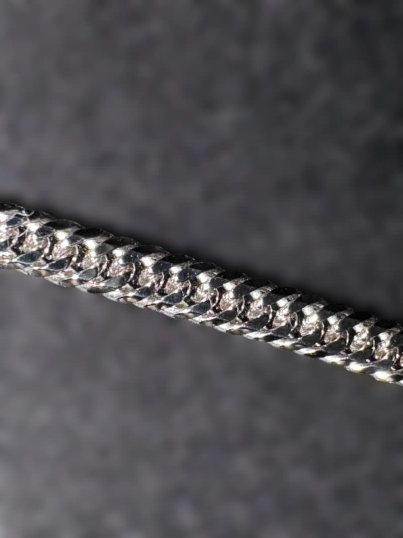 プラチナ6面W喜平ネックレス　50㎝　15.6ｇ