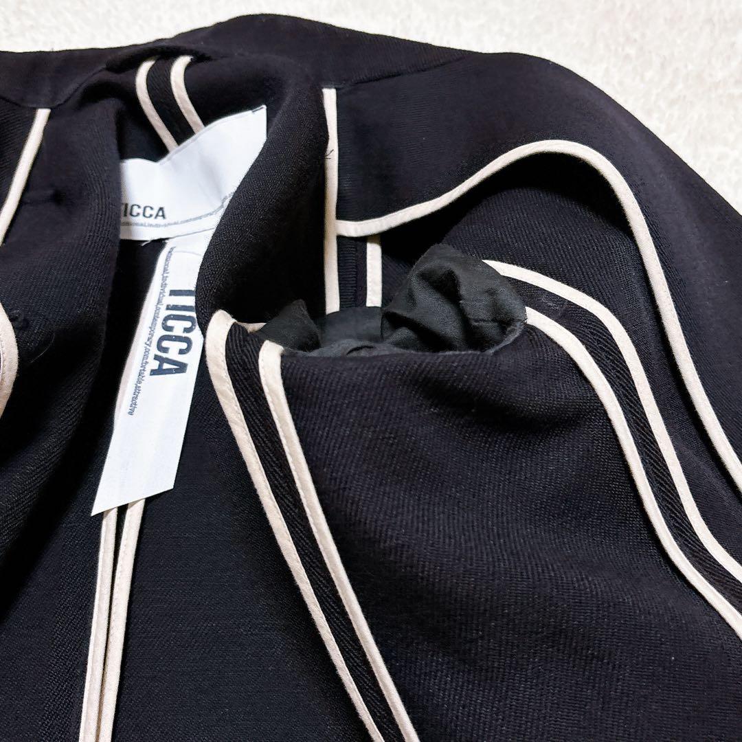 マカロン様専用TICCA ティッカ ウール リネン ダブル テーラード