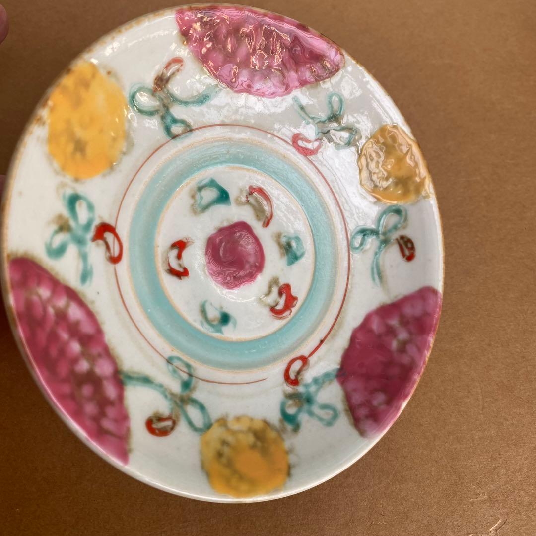 希少 新品未使用 伊藤聡信 色絵 4寸皿 ① - メルカリ