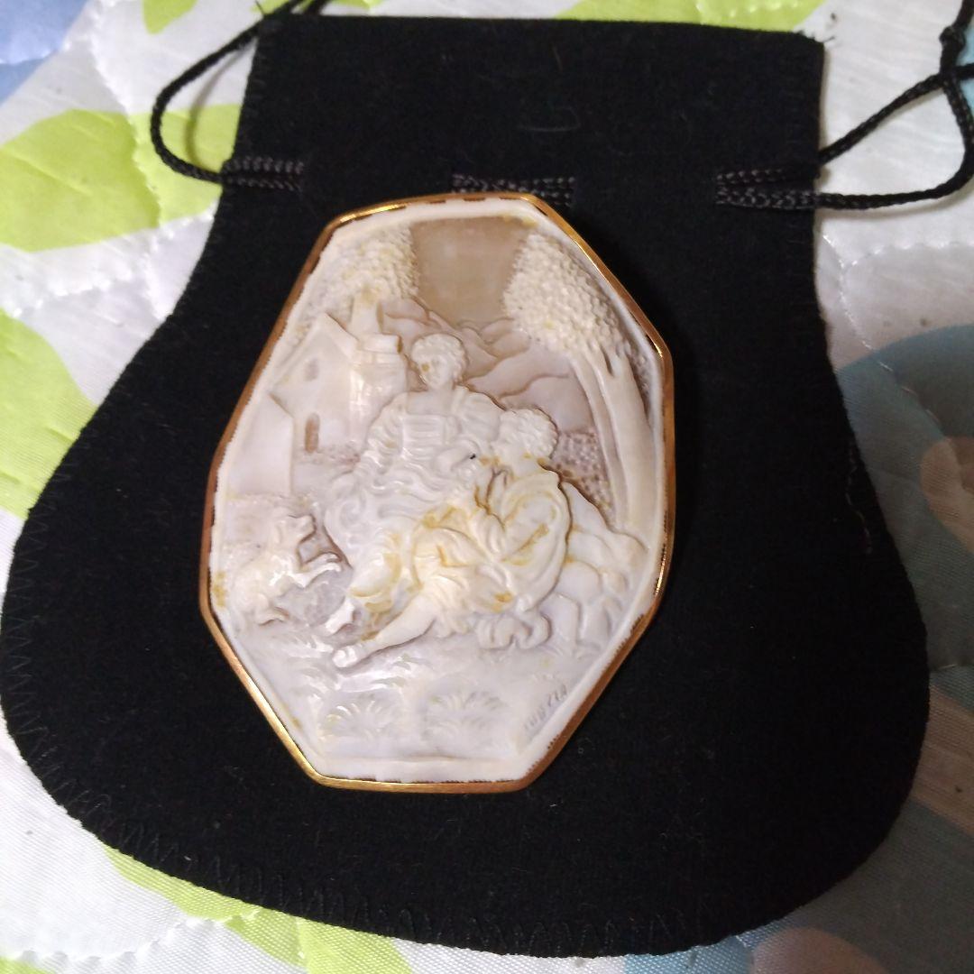 カメオ八角形ペンダント 浮彫り セルフプロデュース】高品質 カメオペンダントパーツ 8種