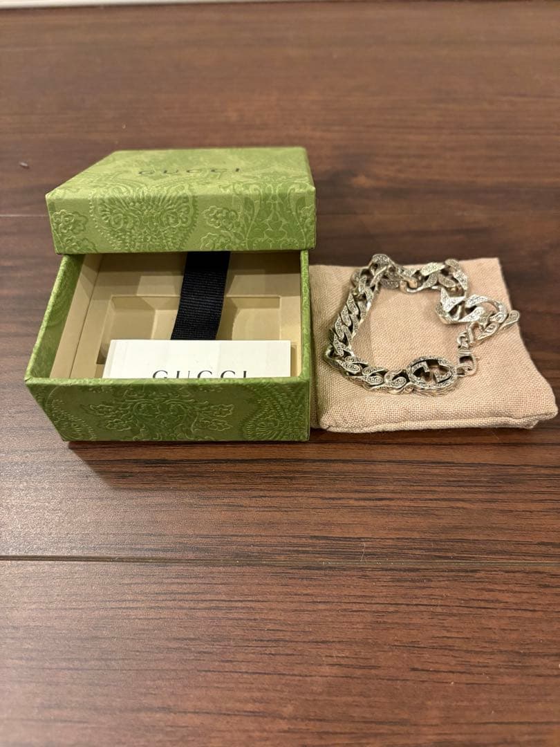 【新品　未使用】GUCCI 〔グッチ インターロッキング〕チェーン ブレスレット GUCCI（グッチ） ブレスレット INTERLOCKING G インターロッキング
