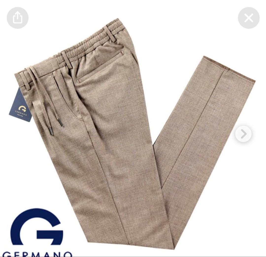 お正月限定価格！ジェルマーノ グレージュスラックス - メルカリ