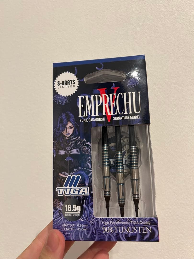 ティガ エンプレチュ5 V エスダーツモデル　坂口優希恵 バレル【ティガ】エンプレチュ5 坂口優希恵モデル エスダーツ限定