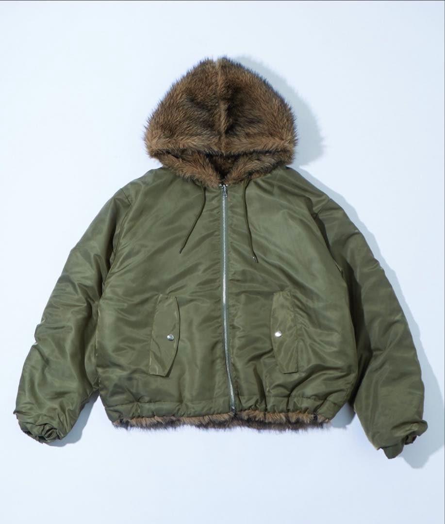 who's who gallery 2wayリバーシブルファーブルゾン N2B セール】【UNISEX】2WAYリバーシブルファーブルゾン（ブルゾン