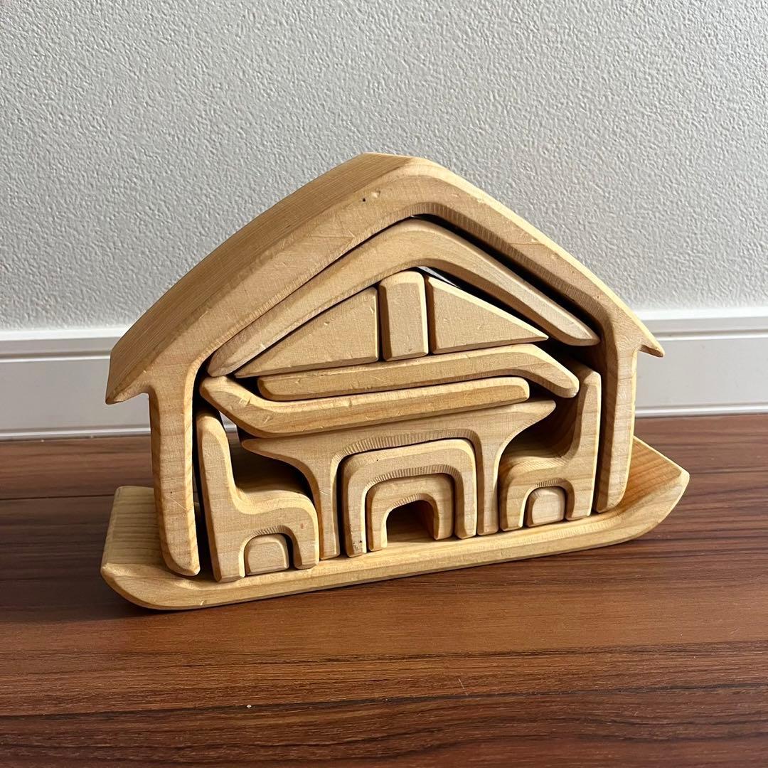 グリュックスケーファーケーファー おうちの積み木 ナチュラル - メルカリ