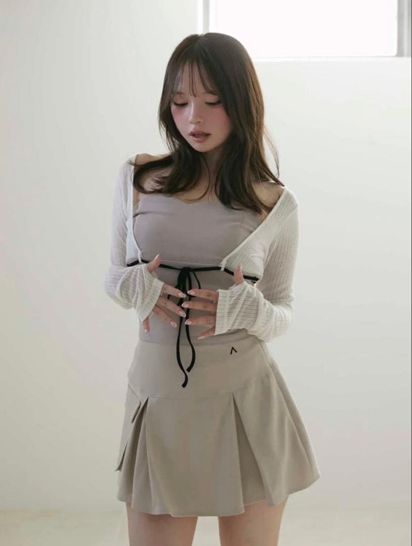 トップス Andmary Lona ribbon tops ANDMARY】Lona ribbon tops