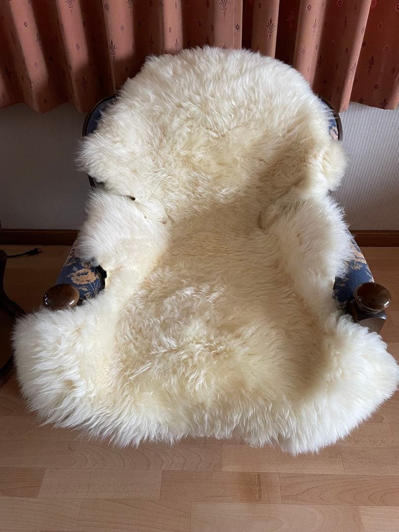 アイボリー・シープスキン・ムートン・ラムファー シープスキン ネイチャーコレクション ムートン ラムファー 毛皮カバー