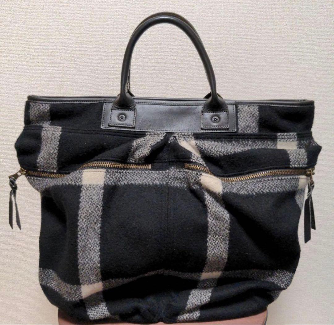 NEIGHBORHOOD×PORTER ブロック チェック バック