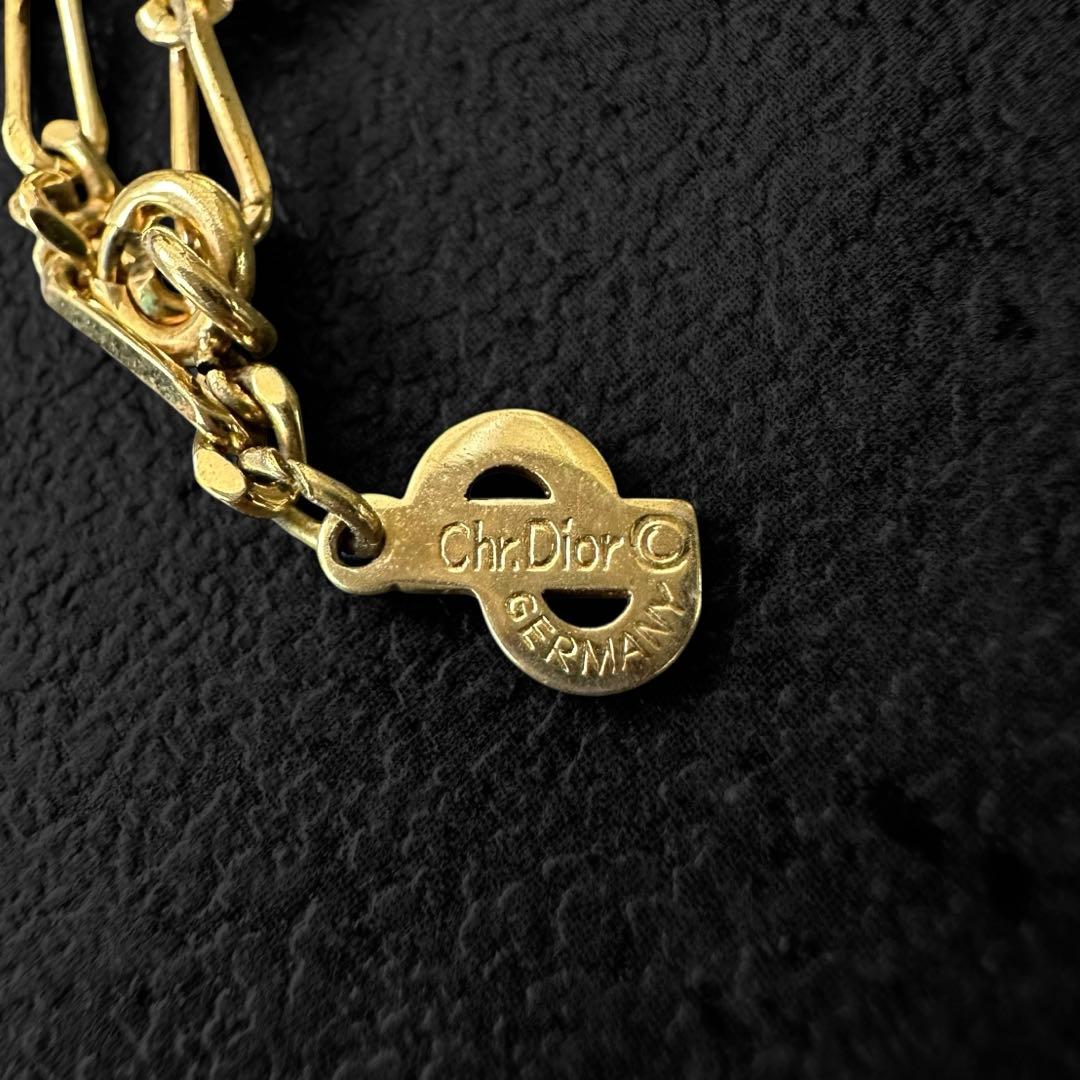 Christian Dior CDロゴ フィガロチェーン ネックレス ヴィンテージ商品