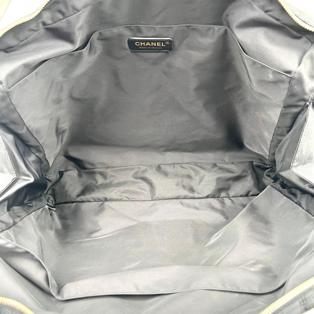 《美品》CHANELニュートラベルライン ナイロン レザー ビジネスバッグ A4