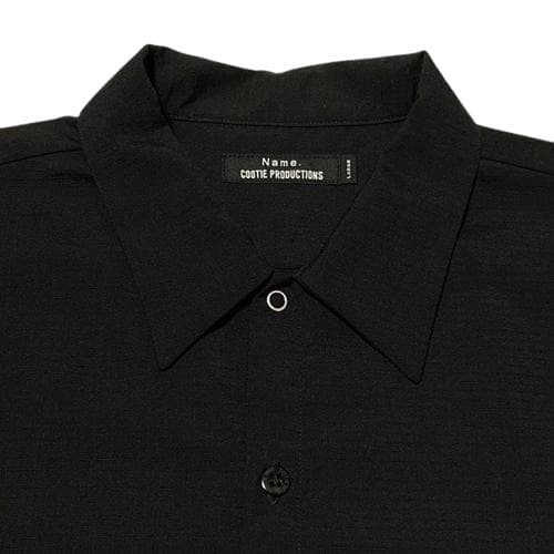 希少美品 COOTIE × Name. リップストップ ワークシャツ ブラックL