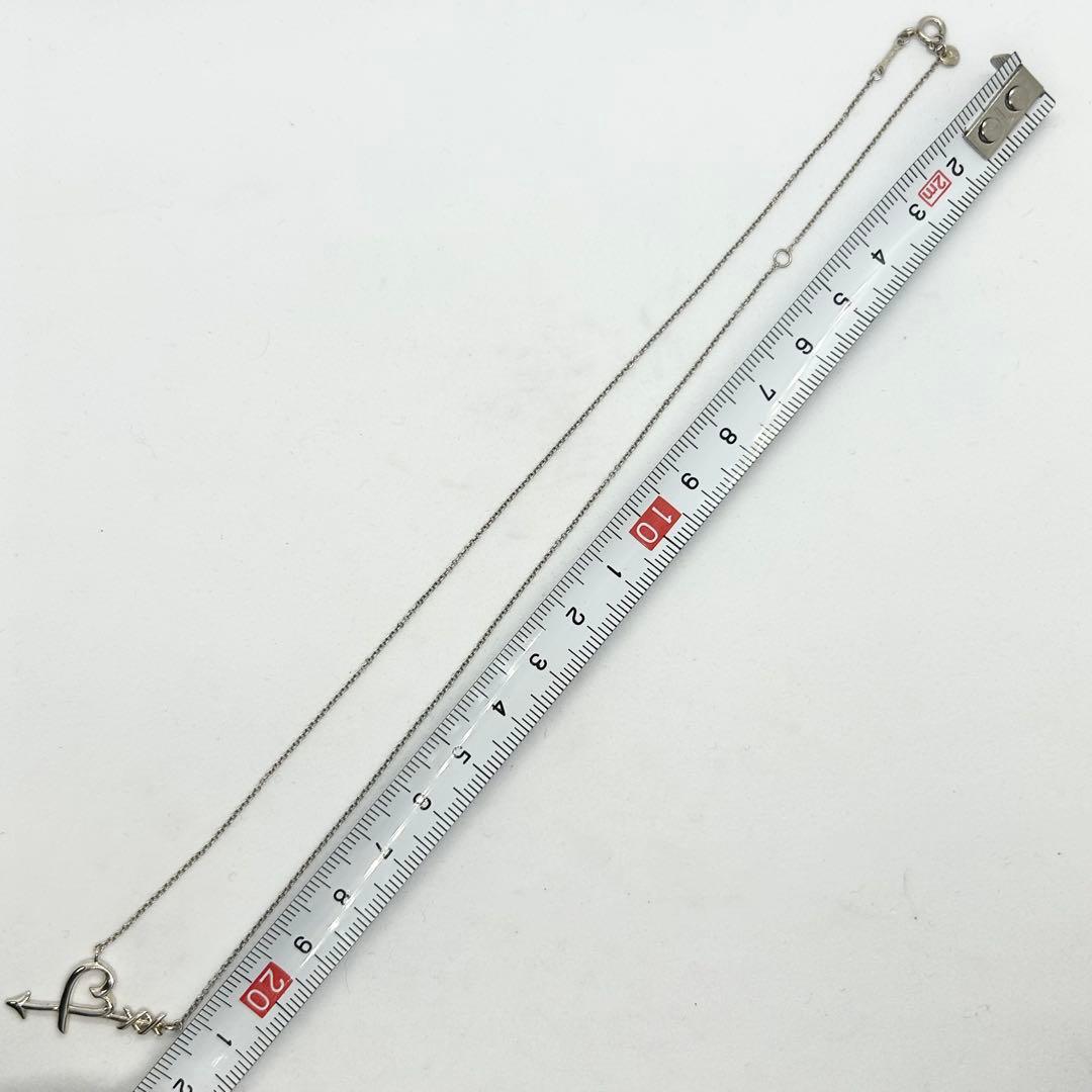 ティファニー❤️ラビングハートアローネックレス AG925矢モチーフ