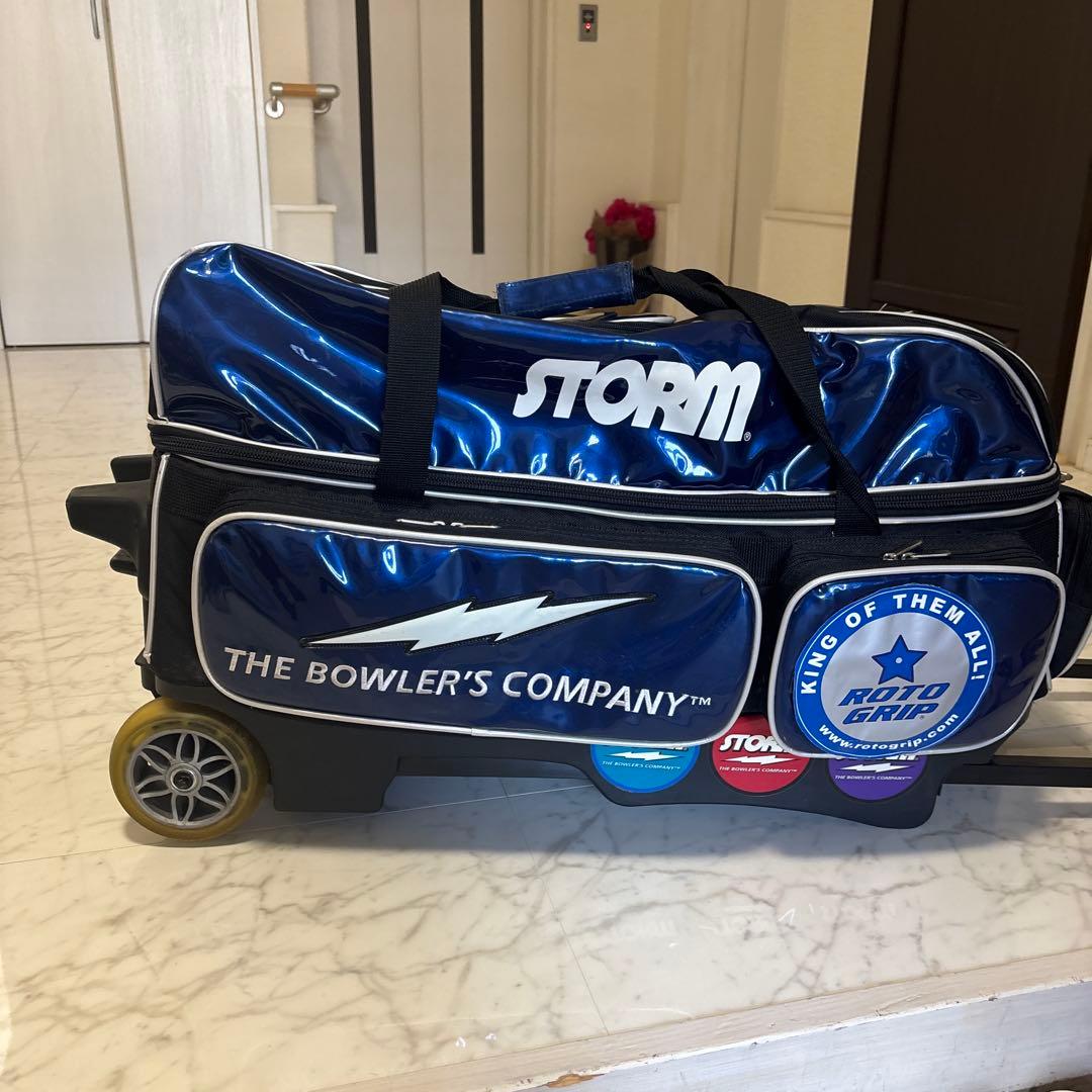 STORM ボウリング用トリプルバッグ キャリー付き Amazon.co.jp: Storm 3ボールローリングサンダーチェックボウリング