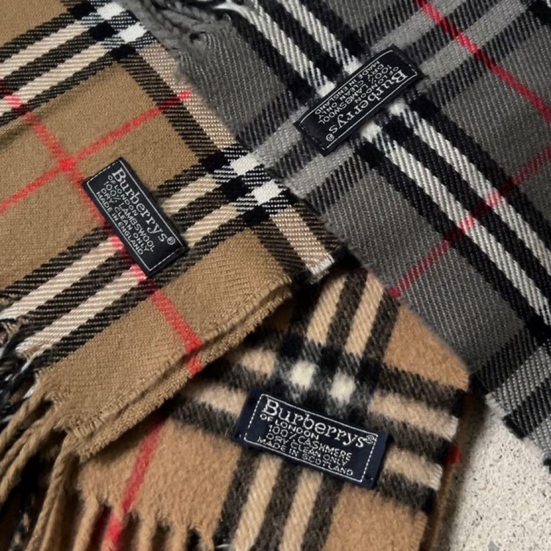 【Burberrys】マフラー 新品 未使用未開封 タグ付き　ベージュ 中古・古着通販】Burberry's (バーバリー) マフラー ベージュ