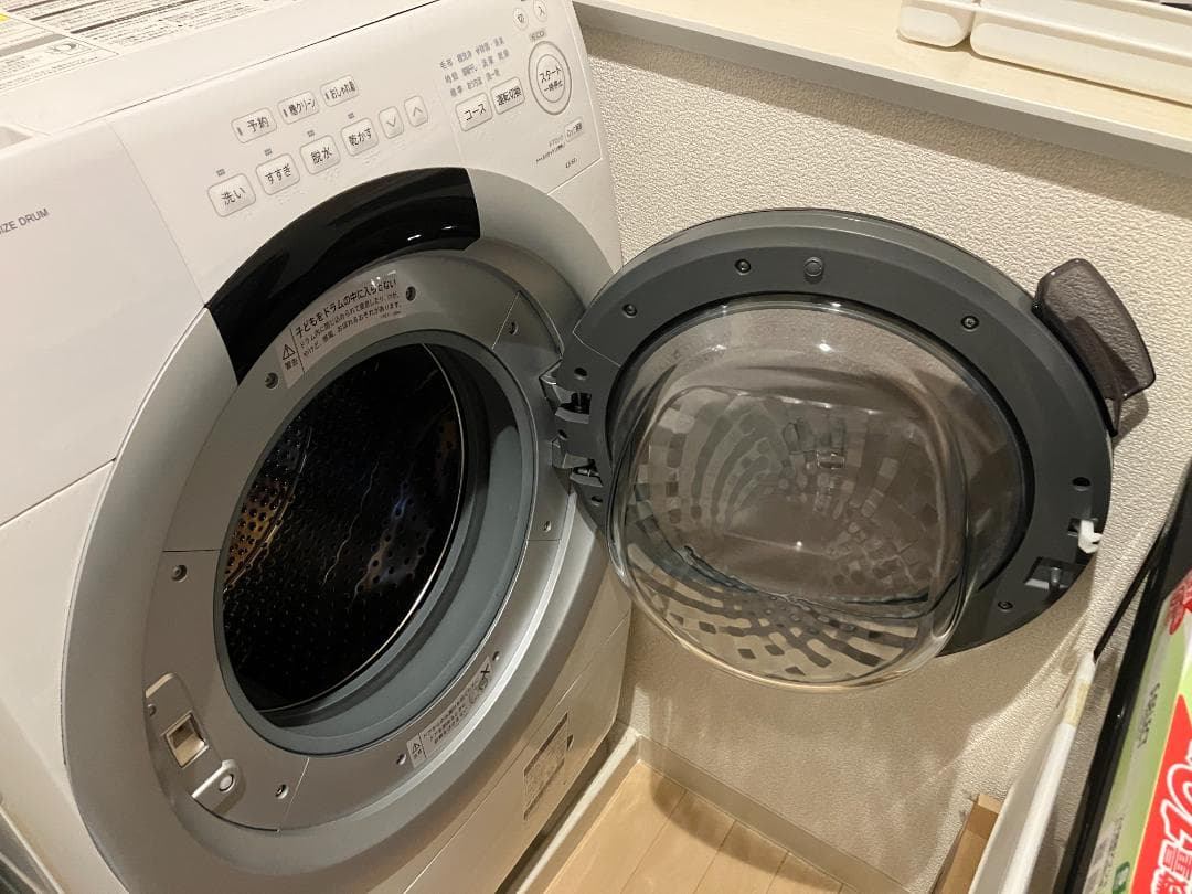 SHARPドラム式洗濯機 ES-S7J-WR 7kg 2024年製《美品値下げ》