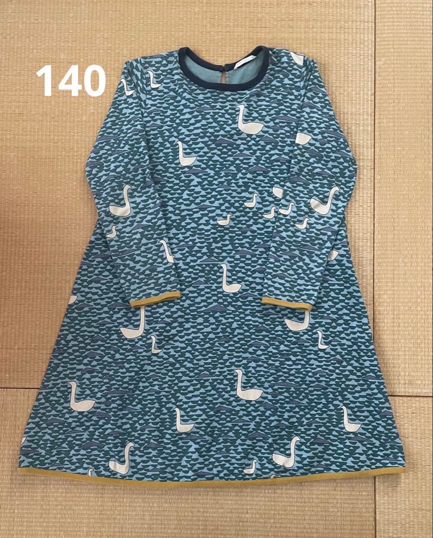 ミナペルホネン　ワンピース　カットソー　140 mina perhonen(ミナ ペルホネン)｜【KIDS】tambourineワンピース