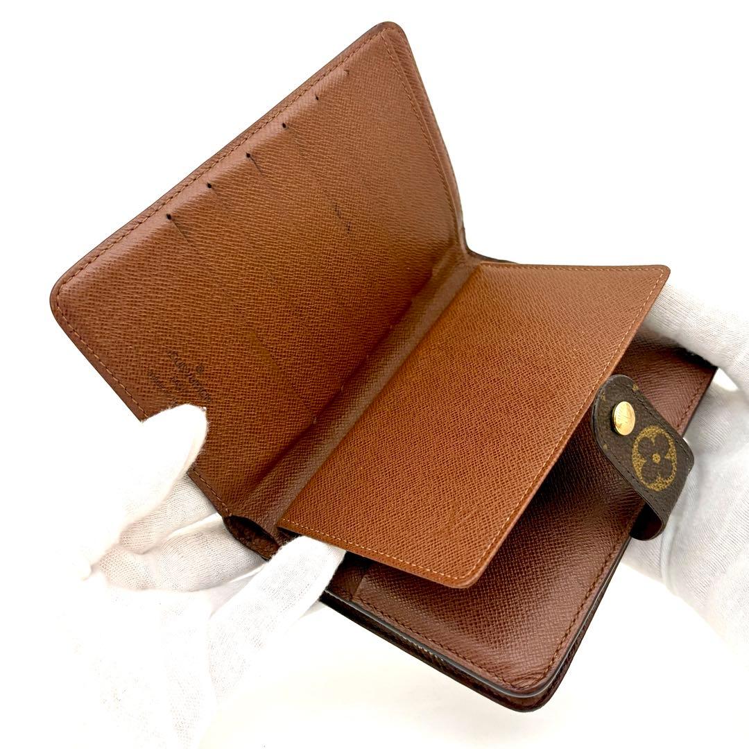 パスケース付属】ルイヴィトン モノグラム ポルトパピエジップ 二