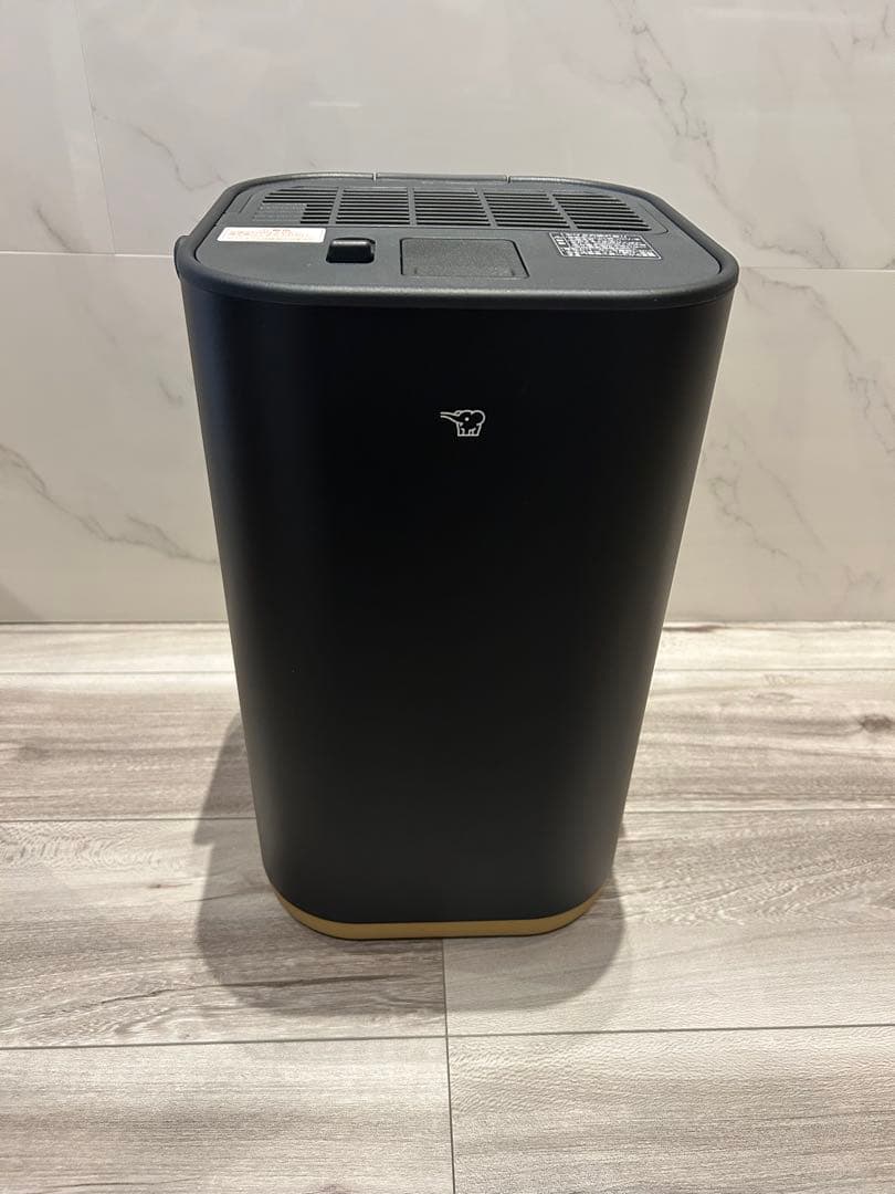 象印 置き型加湿器 黒 象印 加湿器 スチーム式 4L 弱モード搭載 広口容器 フィルター不要