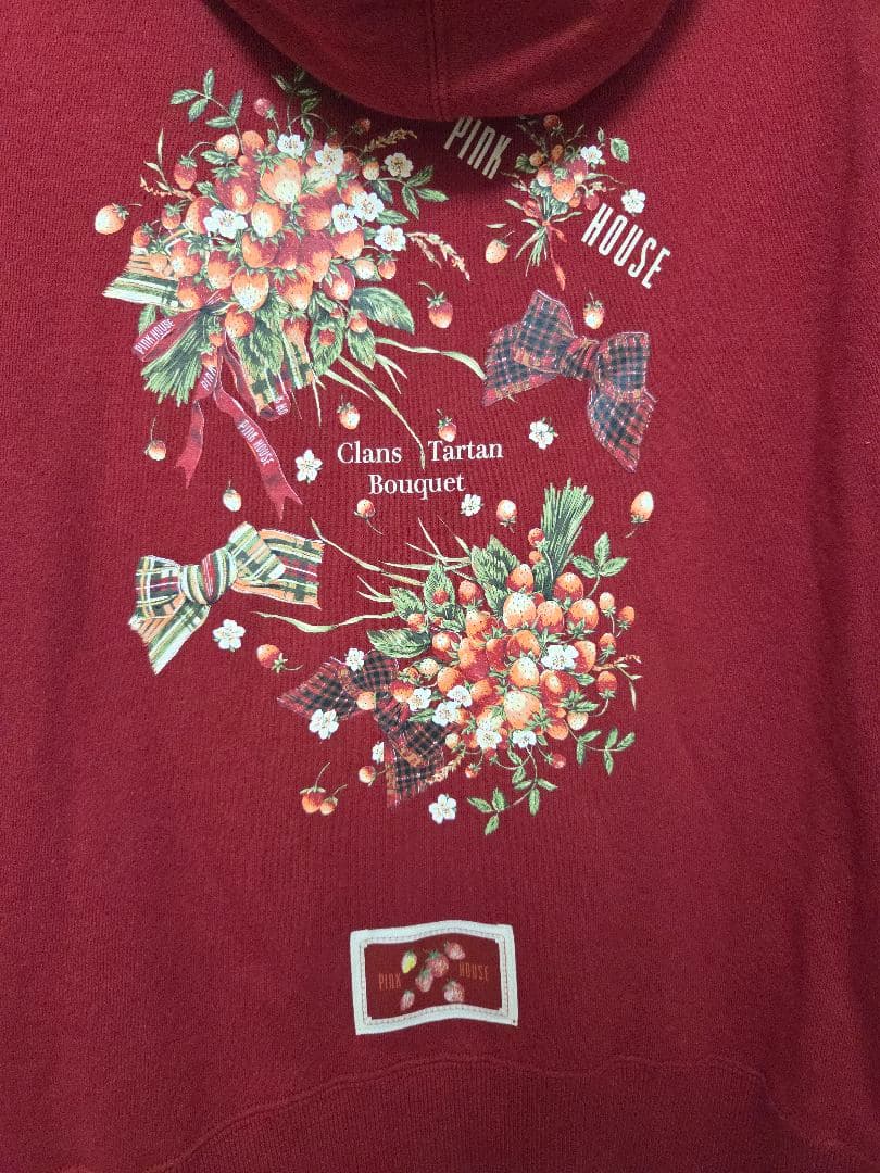 PPINKHOUSE リボン刺繍バックプリントパーカー 新品未使用・即購入