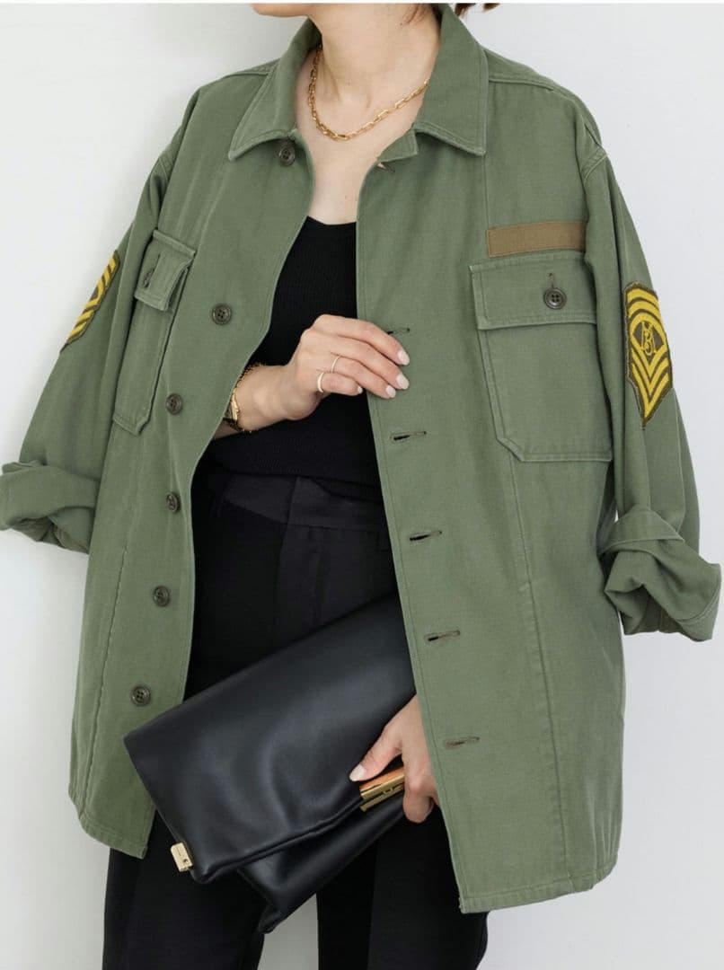 k*0様 MADISONBLUE MILITARY JK. マディソンブルー　ミ MADISONBLUE 【マディソンブルー】MILITARY JK RIBBON TWEED NAVY