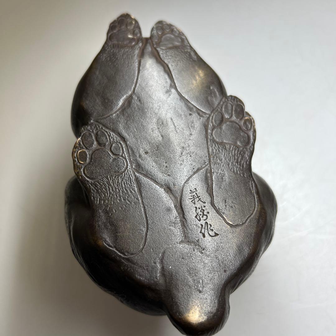 義勝在銘 ブロンズ銅製ウサギ置物 1491g 東Y8-0130☆2Fトヒカ - メルカリ