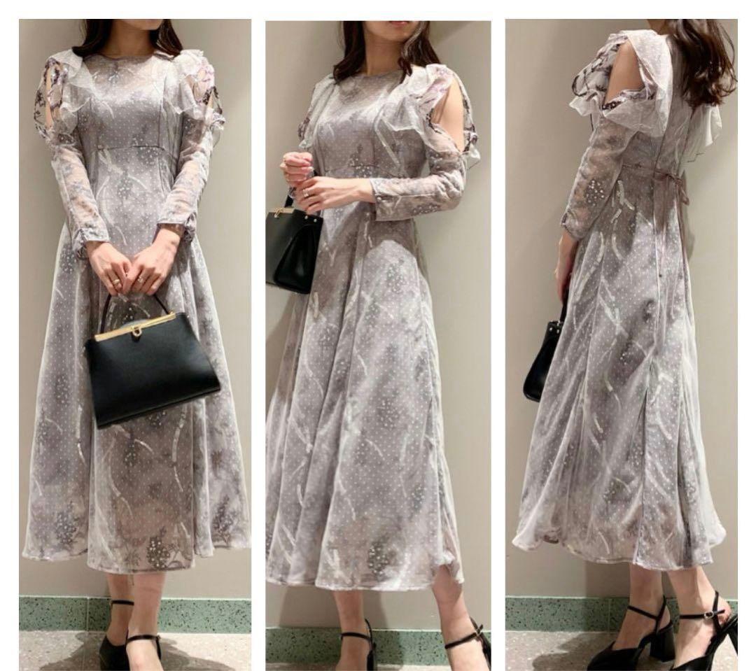 snidel シャイニーエンブロイダリーワンピース - メルカリ