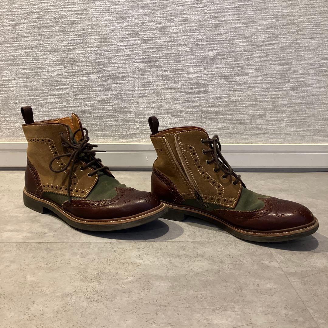 美品】REGAL リーガル ウイングチップブーツ NC5F 58JR - メルカリ