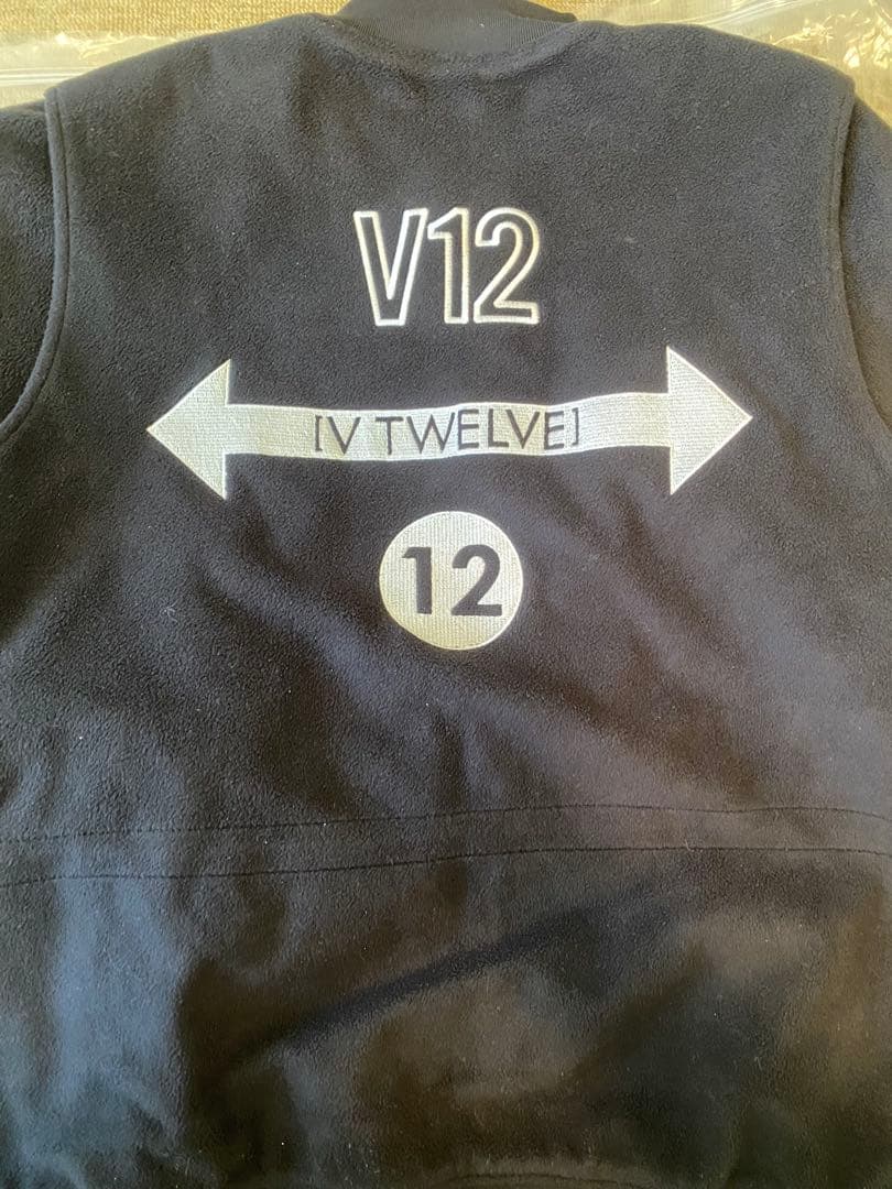 V TWELVE] TEC FLEECE JKT M ブラック