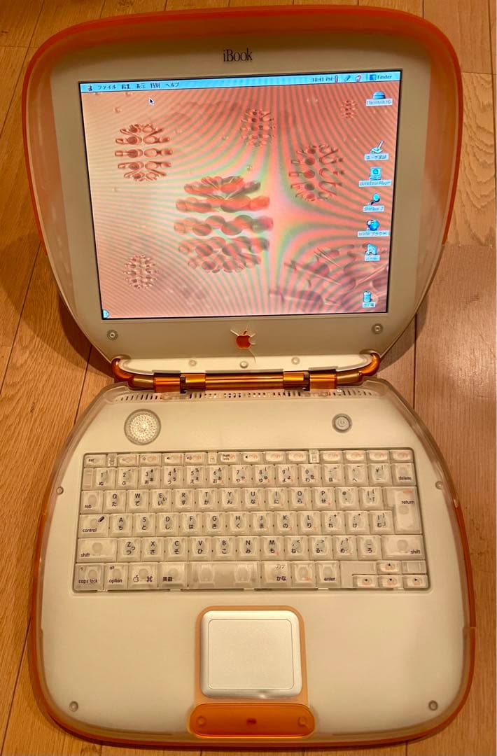 外箱・付属品完備】Apple iBook アップル クラムシェル タンジェリン