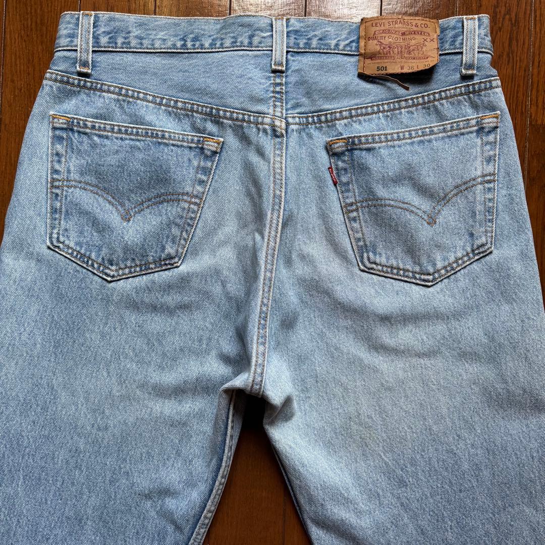 【90s】Levi's 501 USA製 ストーンウォッシュ W36 L30 90s Levi's 501 W36 L30 デニムパンツ USA製 | 古着屋 Good pace