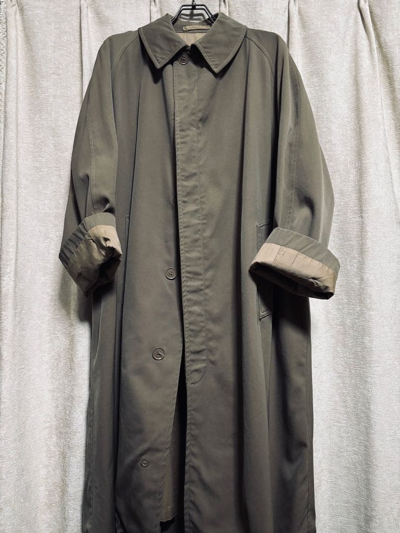 60s イギリス軍 レインコート ウールギャバジン ユーロヴィンテージ ラグラン 60's イギリス軍 British Army ウールギャバジンレインコート ベージュ