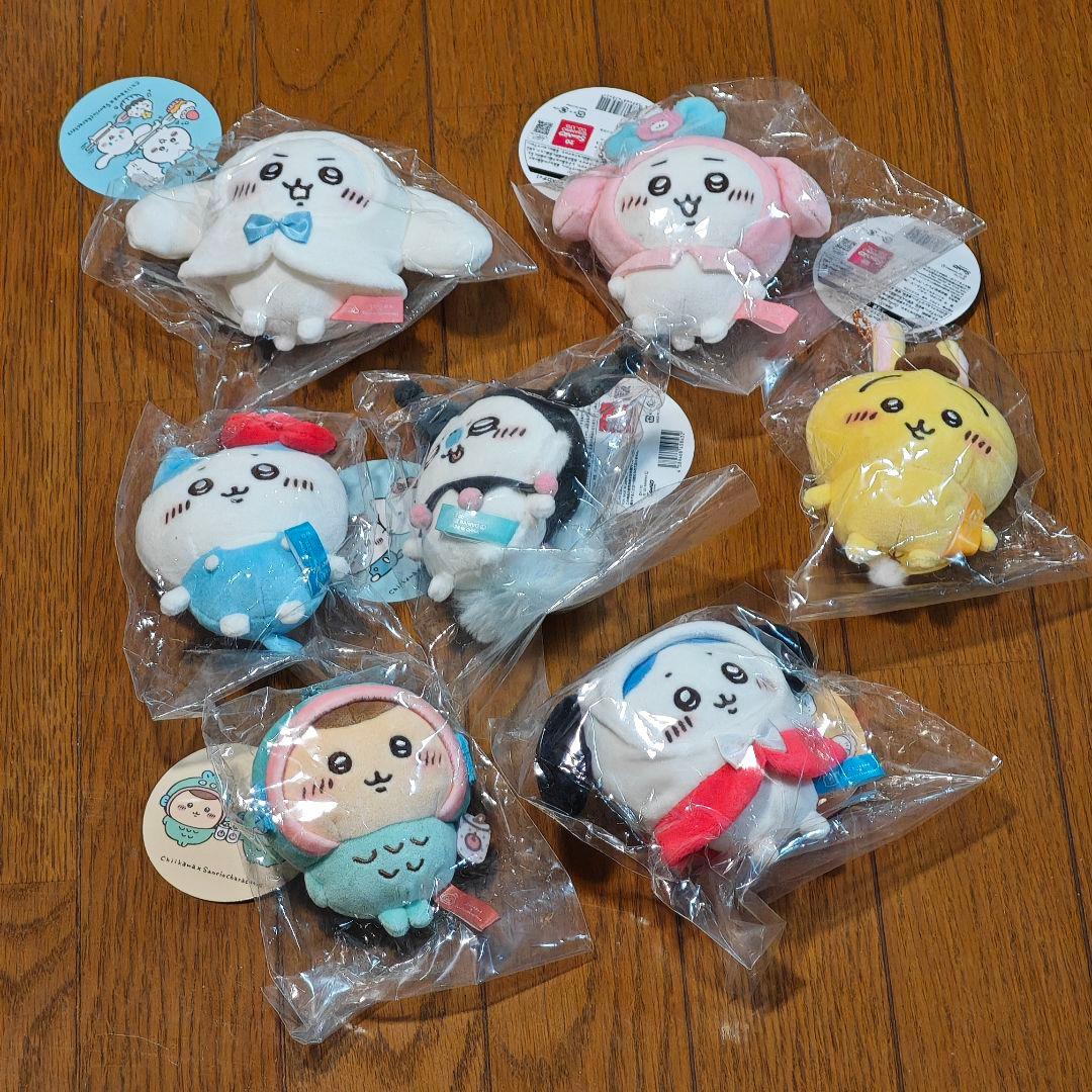 ちいかわ サンリオ ぷちミニマスコット フードマスコット 7点セット