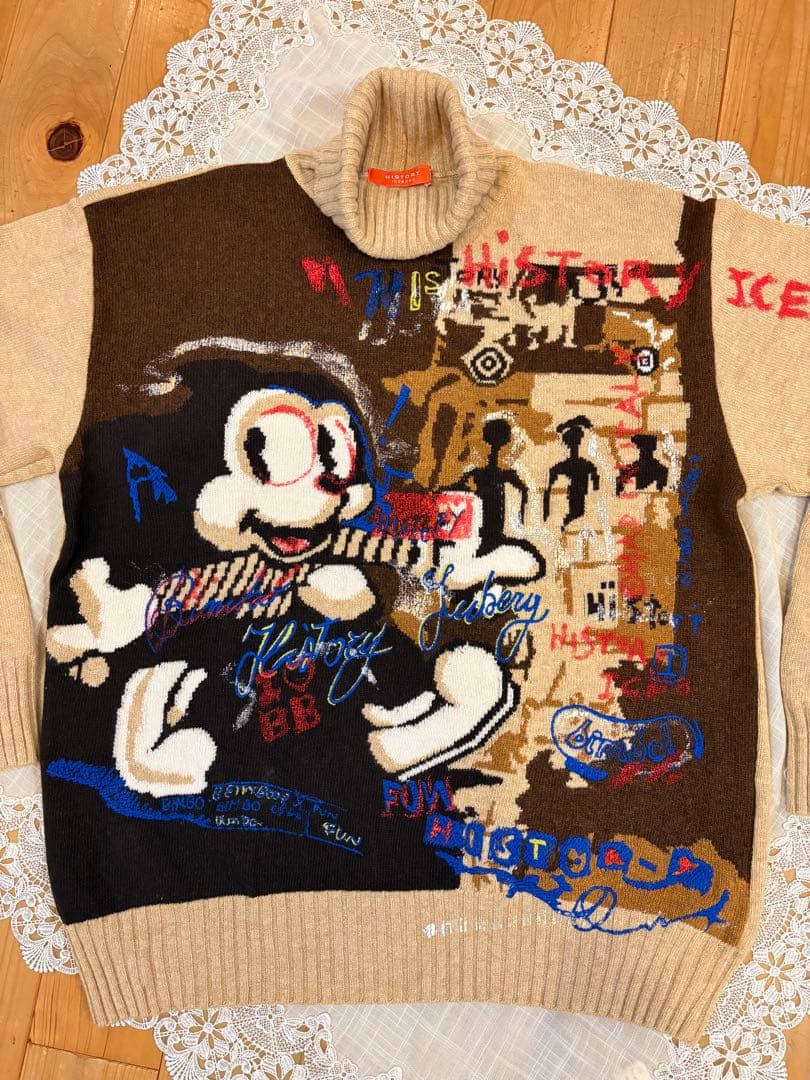 ICEBERG BETTY BOOPアートプリント タートルネックセーター - メルカリ