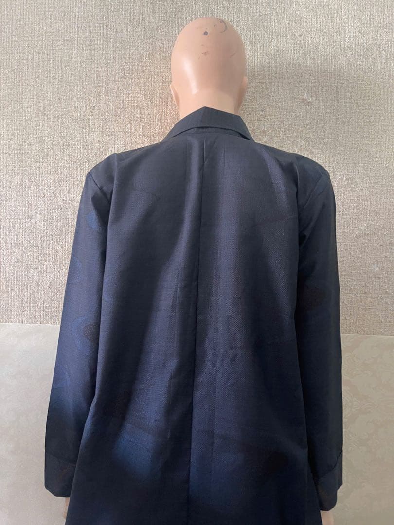 着物リメイクシャツワンピース 大島紬 3月上司から発送 - メルカリ