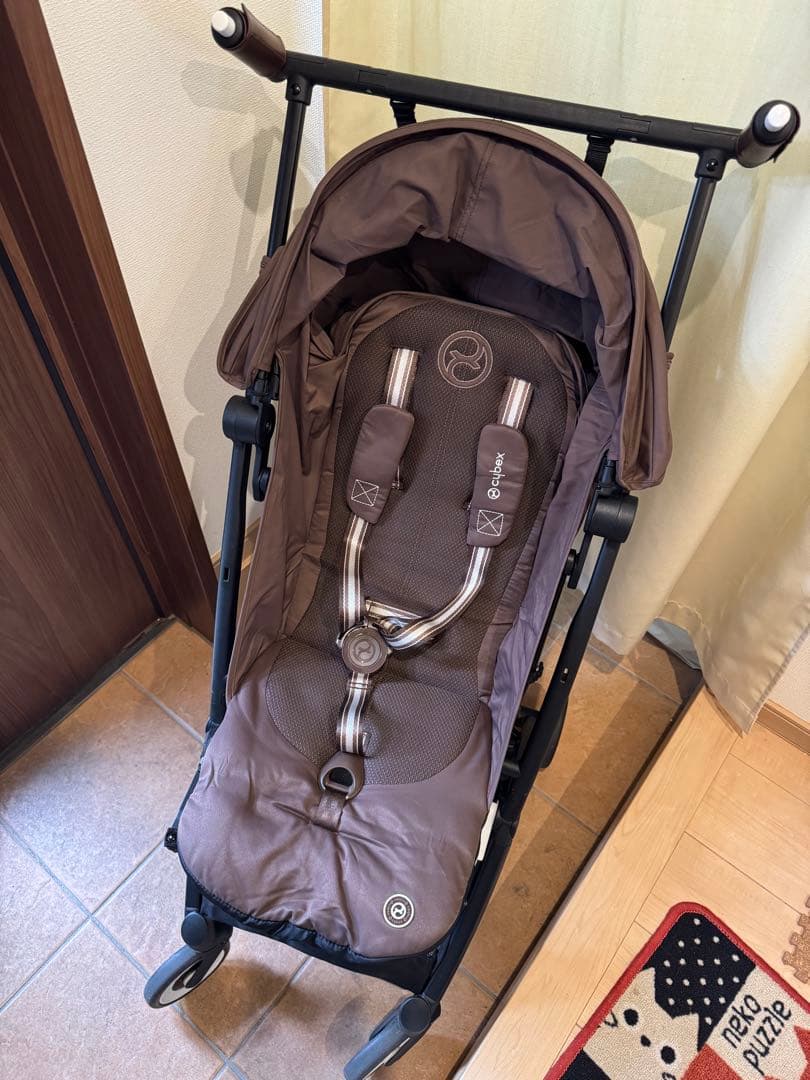 サイベックス リベル コーヒーブラウン ベビーカー 今も愛用中の @cybex_japan で 来月の旅行に向けてセカンドベビーカー