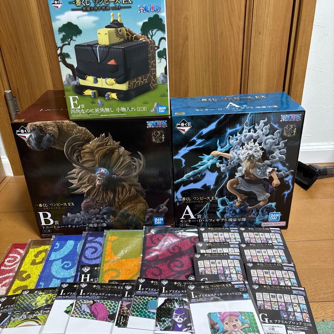 ワンピース 一番くじ 悪魔を宿す者達 vol3 A賞、B賞、Ｅ賞セットおまけ多数 一番くじ ワンピース EX 悪魔を宿す者達 vol.3｜一番くじ倶楽部