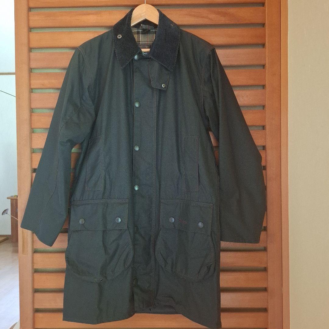 バブアーボーダーネイビーブラウンステッチ稀少!ほぼ新品　00,s 36 バブアーボーダーネイビーブラウンステッチ稀少!ほぼ新品 00,s 36