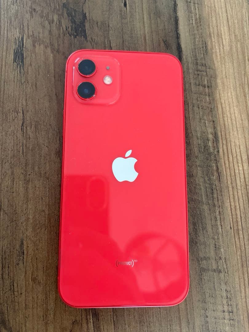 iPhone12 64GB 赤 バッテリー80% SIMフリー 初期化済み - メルカリ