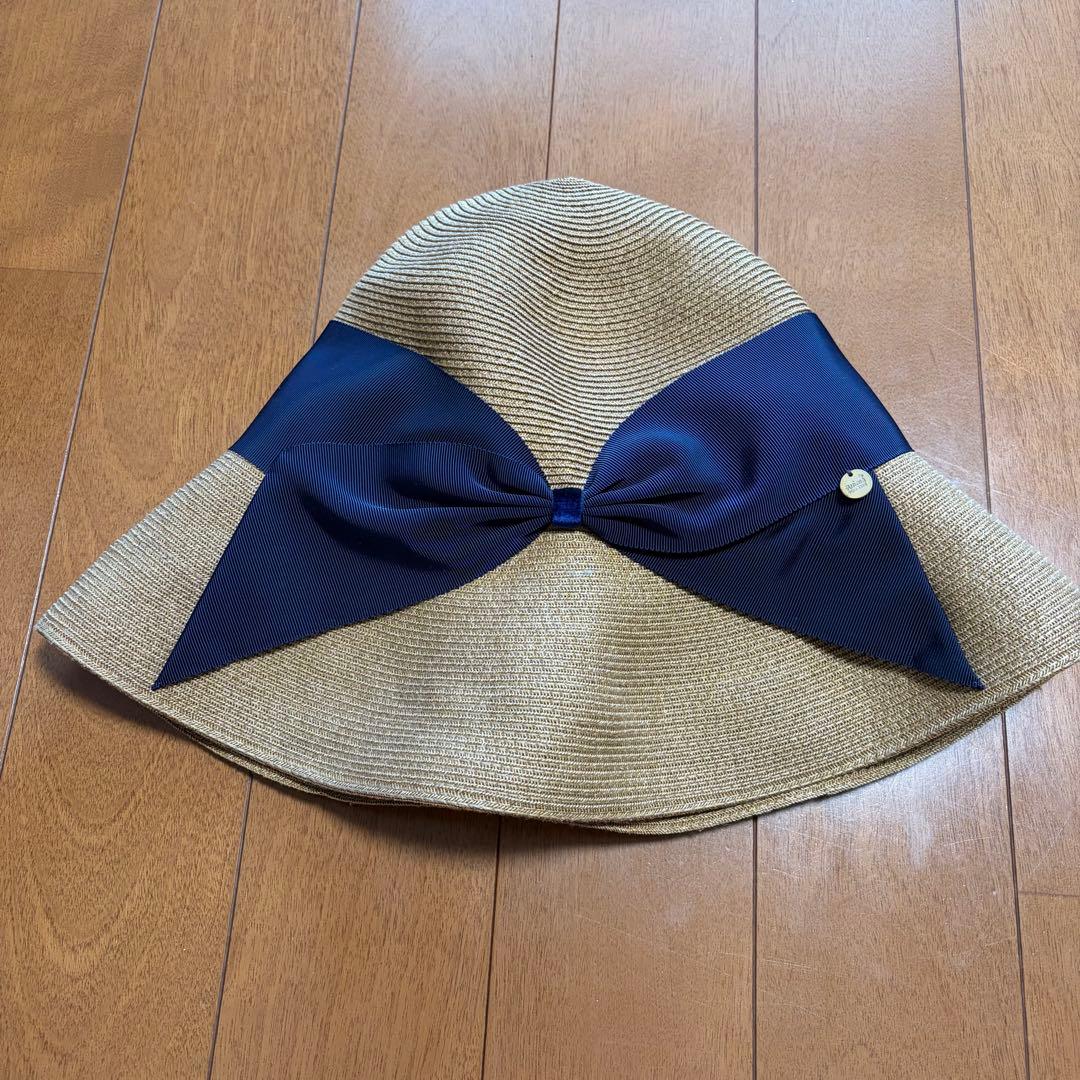 Athena New York 麦わら帽子 リボン付き - メルカリ